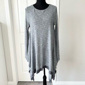 Diabolika Space Dye Asymmetrical  Hem Lagenlook Dress Made in Italy One Size